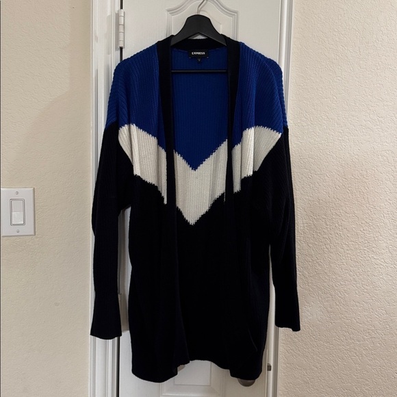 Express Sweaters - Express Chevron Cardigan